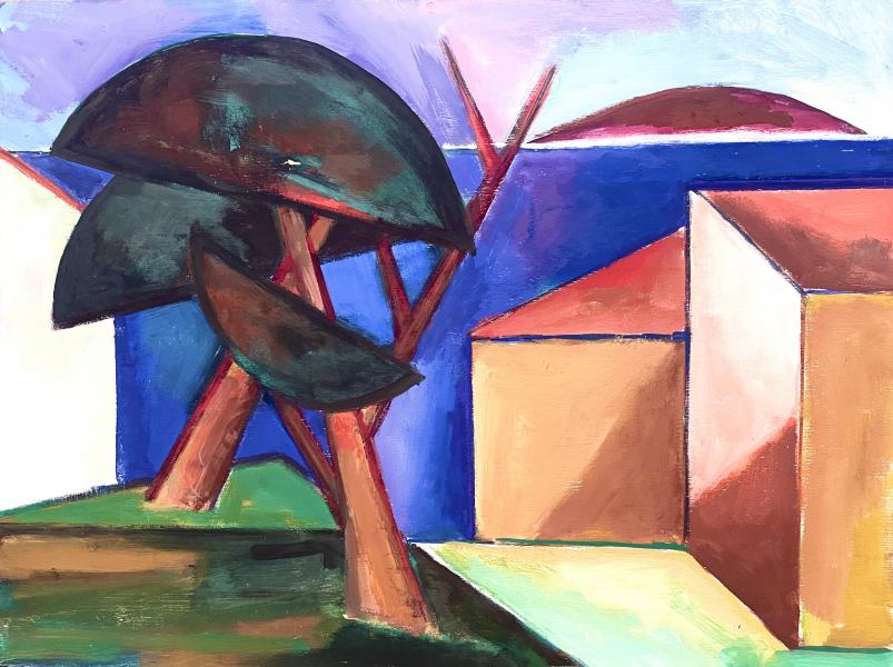 Pins parasols, septembre 2002 Georges-Henri PESCADERE