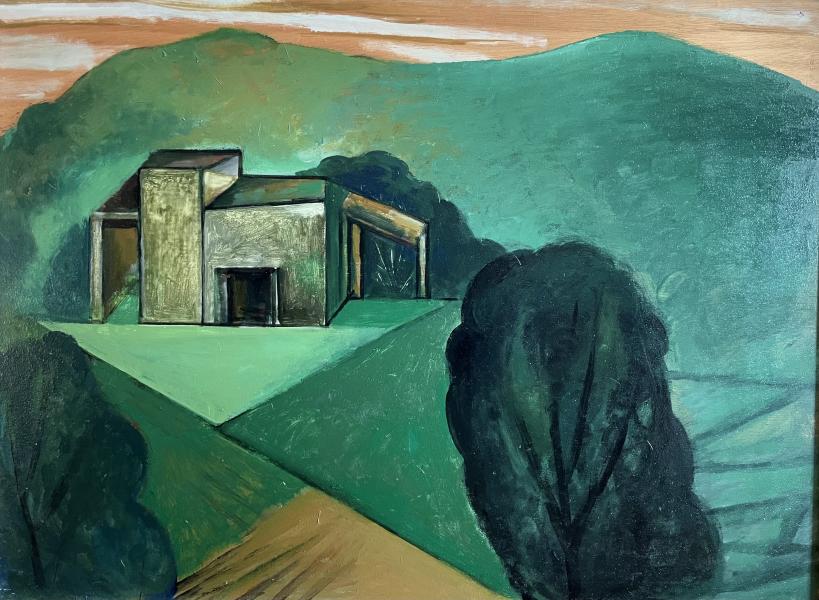 Maison, verdure, août 1991 Georges-Henri PESCADERE