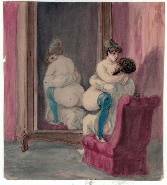 Devant le miroir