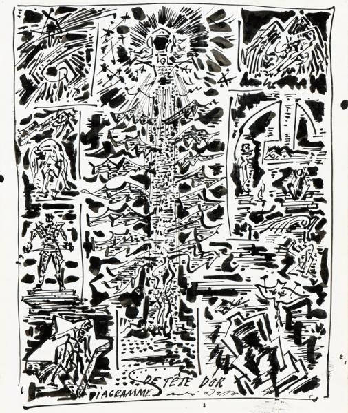 DIAGRAMME DE TETE D'OR, 1958