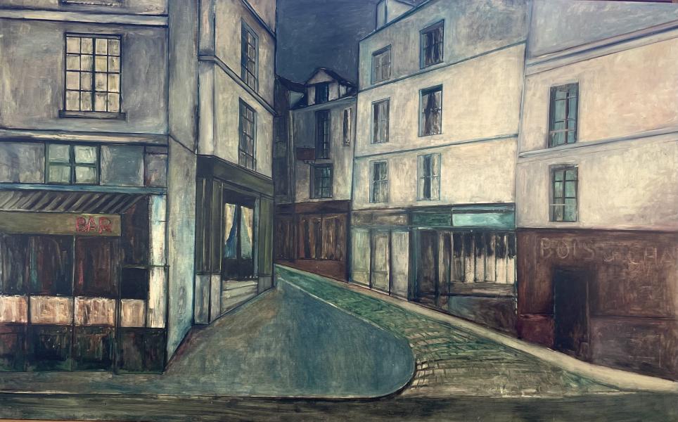 Coin de rue, la nuit, 1955