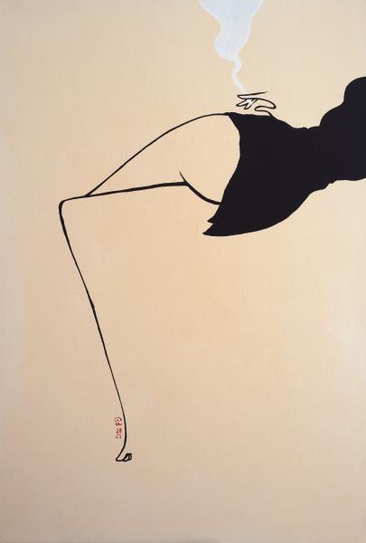 Femme à la cigarette  PETITES LUXURES