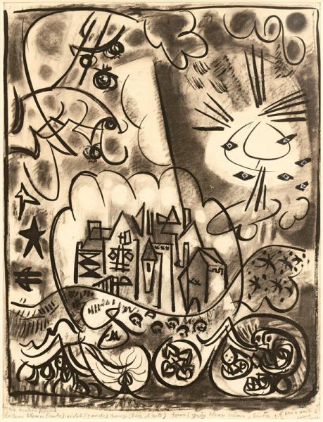 LA GUERRE, CIRCA 1943 André MASSON