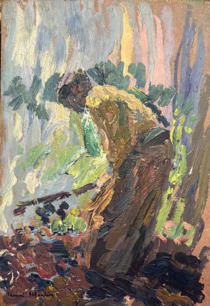 Bineur dans les vignes, circa 1927 Henri MARTIN