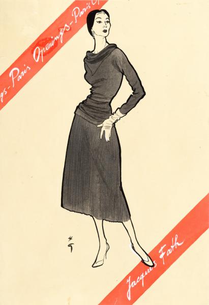 Paris Openings 1952-53 René GRUAU