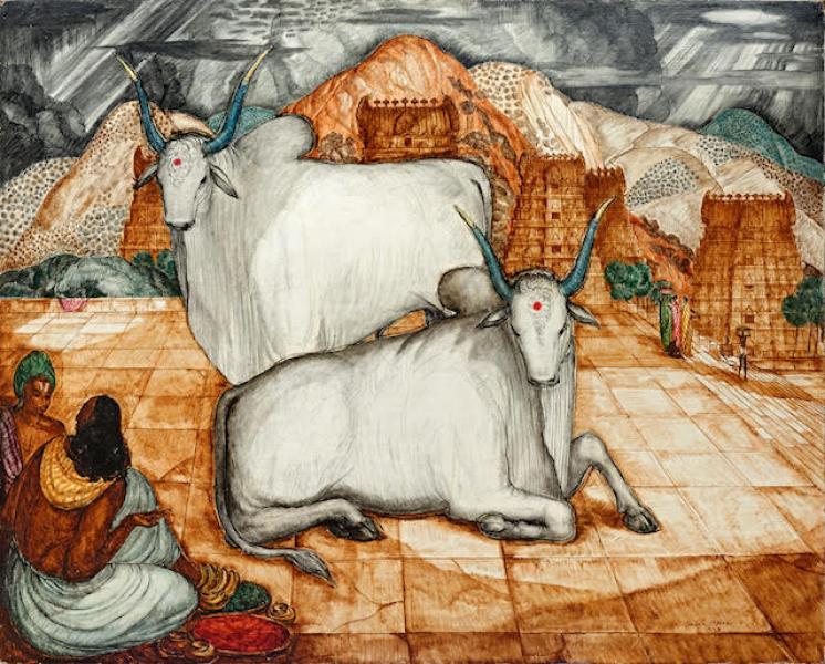 Inde, Les vaches sacrées, 1939