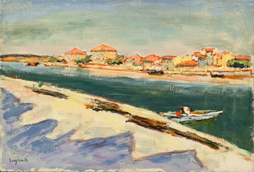 Le canal aux Martigues, 1942