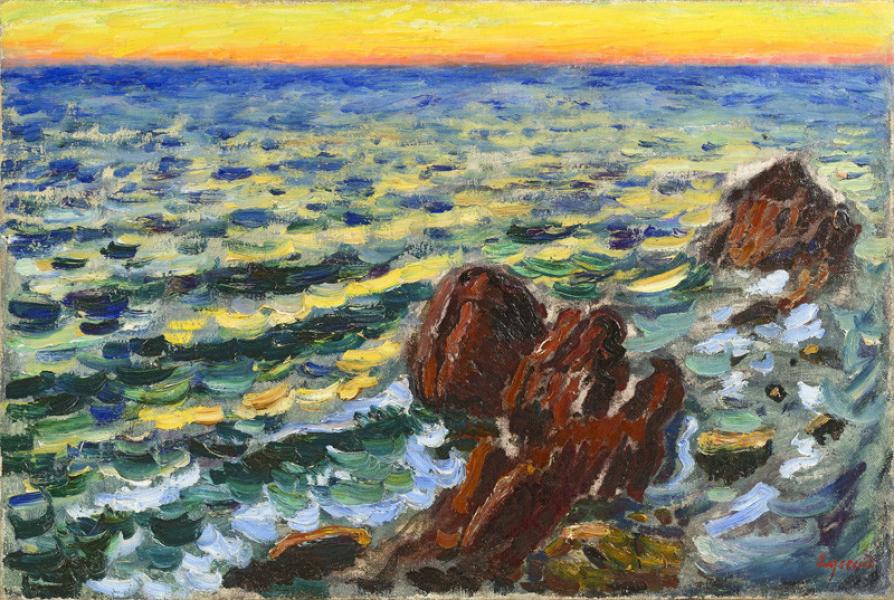 Marine à Toulon (Crépuscule), vers 1902