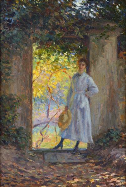 Jeune fille au chapeau