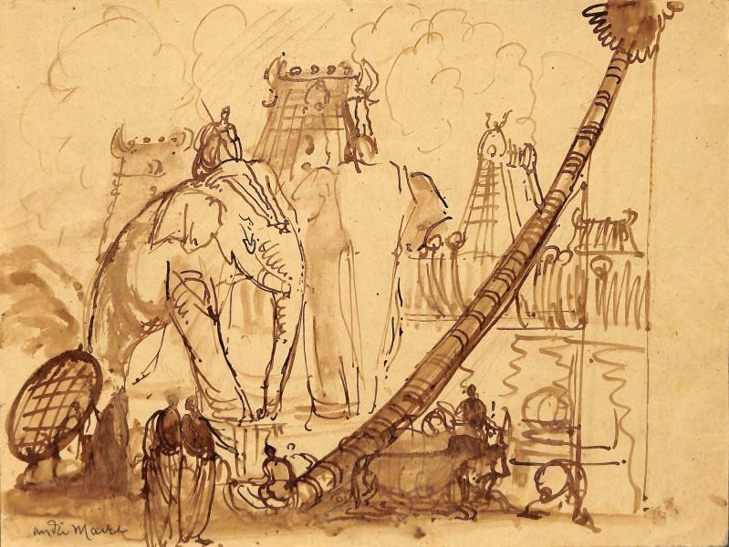 Les éléphants, Inde