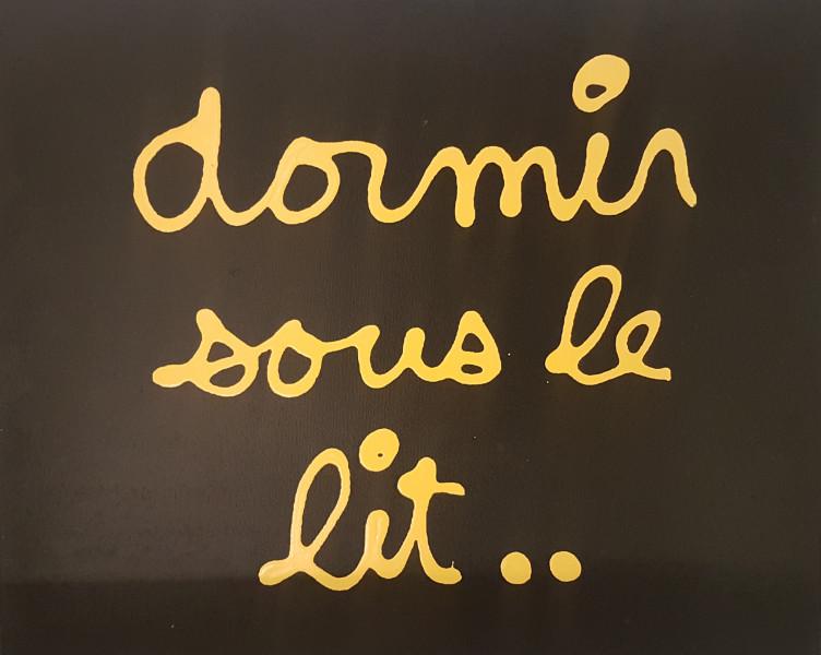 Dormir sous le lit, 2010