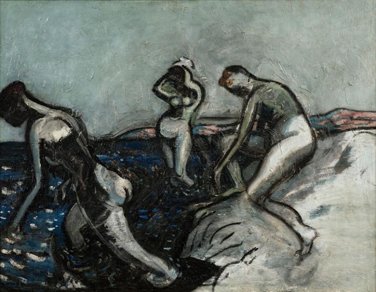 Les baigneuses, vers 1911