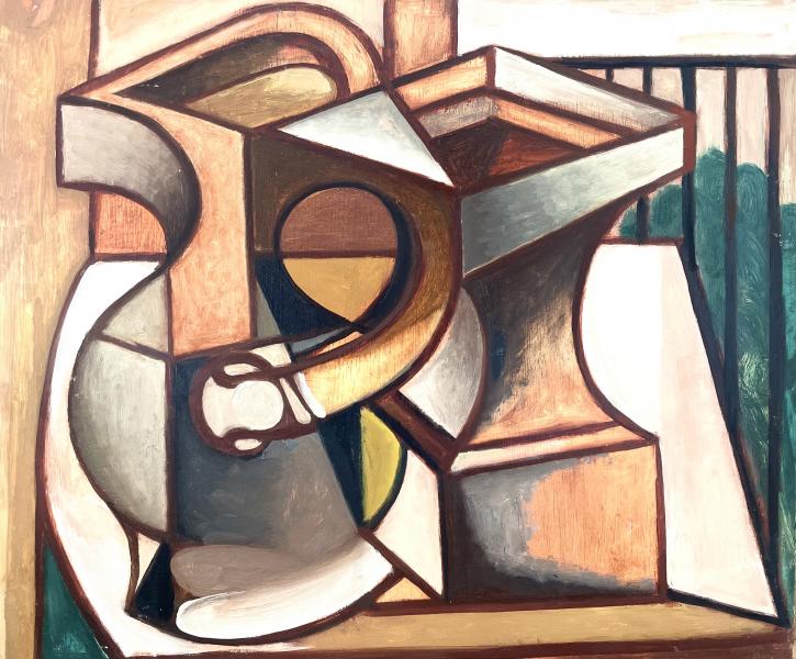 Nature morte sur la terrasse, février 1981 Georges-Henri PESCADERE