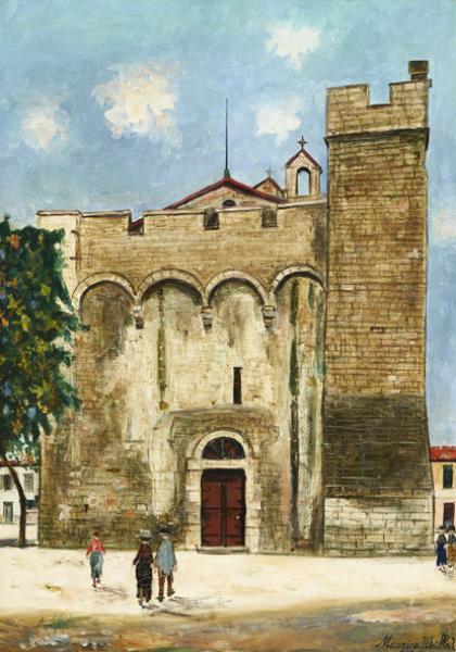 Eglise, Saintes-Marie de la mer (Bouches-du-Rhône), circa 1931