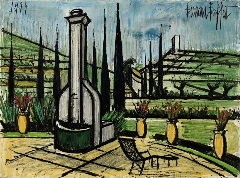 La Baume, la fontaine, 1994 Bernard BUFFET