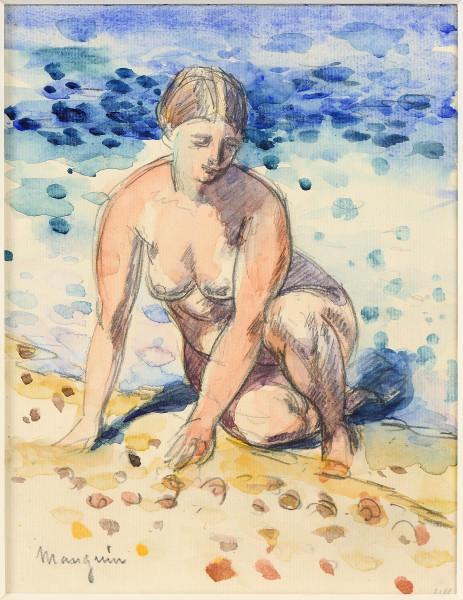 Nu au bord de la mer, 1922