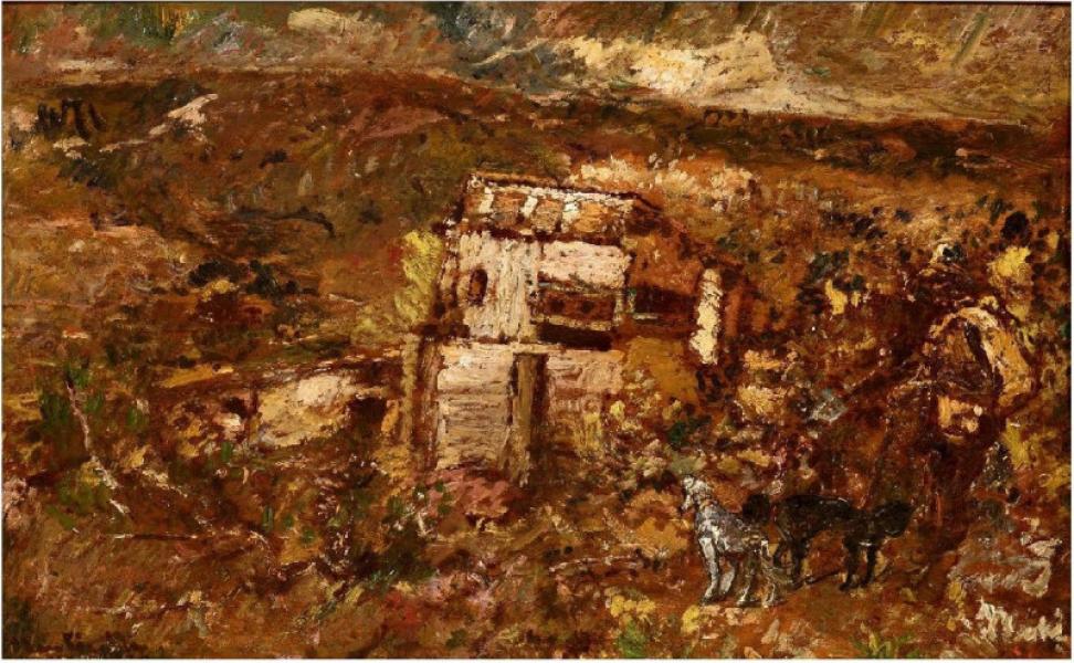 Poste à feu à Cassis Adolphe MONTICELLI