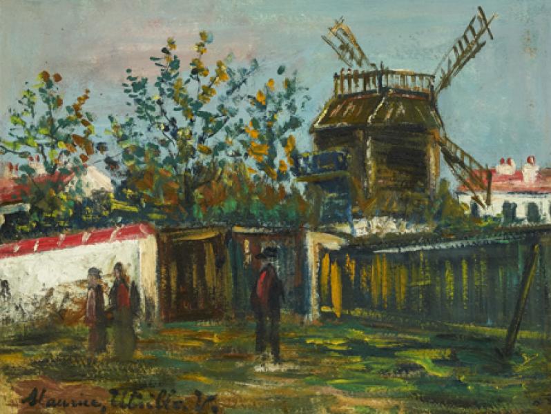 Moulin de la Galette, Montmartre, circa 1922 Maurice UTRILLO