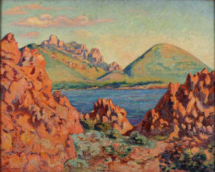 Le cap long, les hauteurs du cap roux, vers 1892