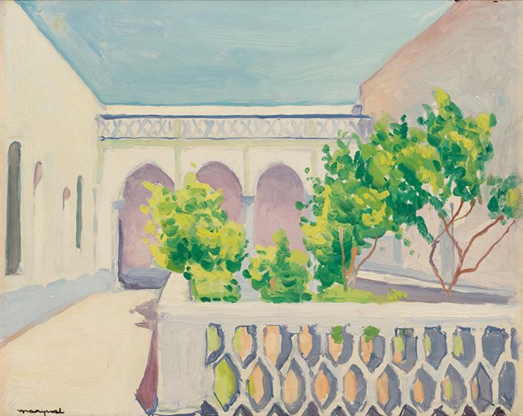 Le patio à Laghouat, 1921 Albert MARQUET