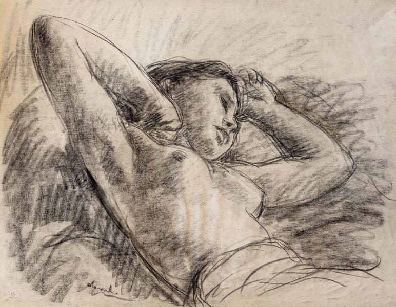 Jeune fille assoupie Pierre DEVAL