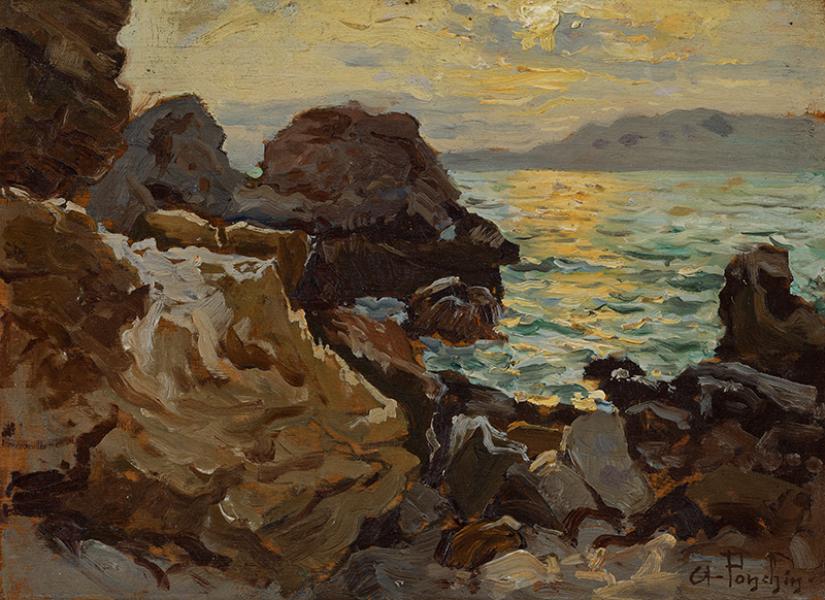 Rochers sur la côte Antoine PONCHIN