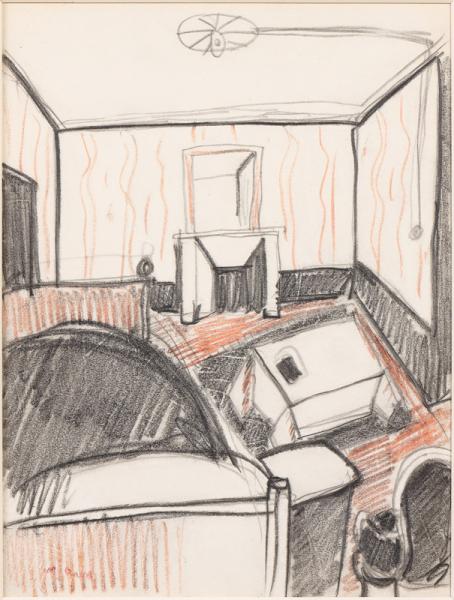 La chambre, vers 1907 Auguste CHABAUD