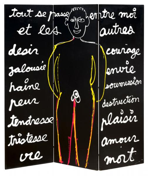 Paravent érotique