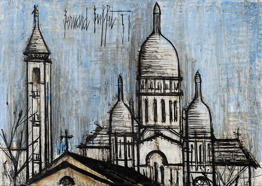 Le Sacré-Coeur, Montmartre, 1958 Bernard BUFFET