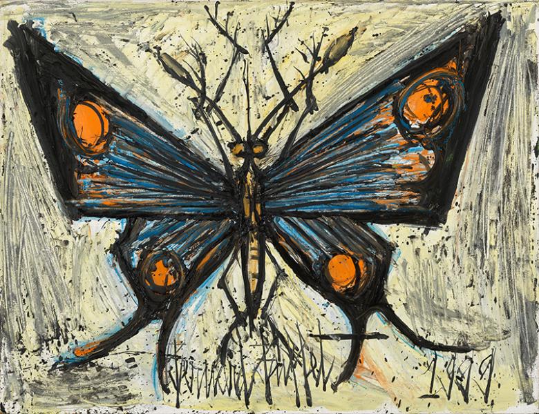 Papillon bleu, 1999 Bernard BUFFET