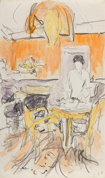Lucie Hessel au Clos Cézanne, vers 1920-1924