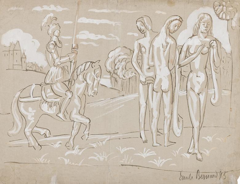 Le chevalier, 1895 Emile BERNARD