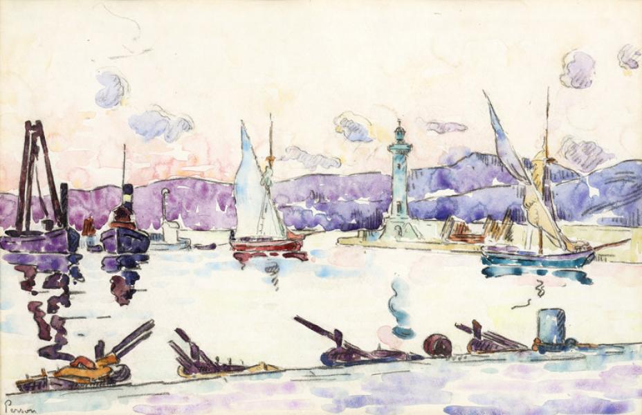 Entrée du port de Saint -Tropez