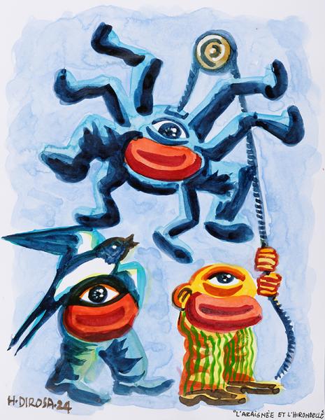 L'araignée et l'hirondelle, 2024