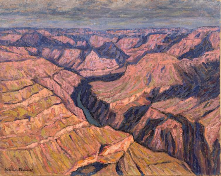 Arizona, le Grand Canyon le soir, 1967