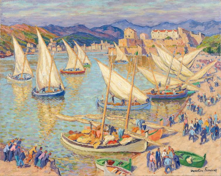 Collioure, un retour de pêche au soleil