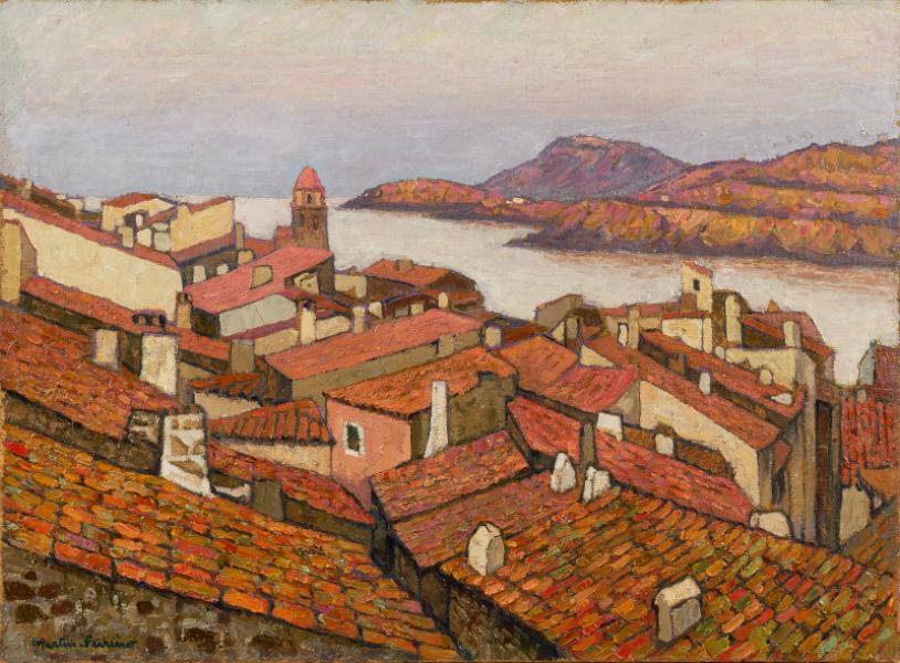 Collioure, vue du Miradou vers Port Vendres, c. 1927