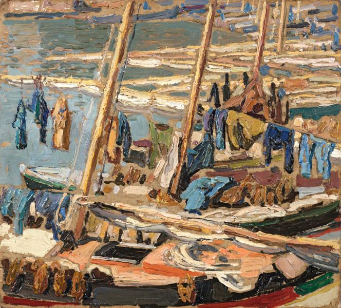 Collioure, vêtements séchant