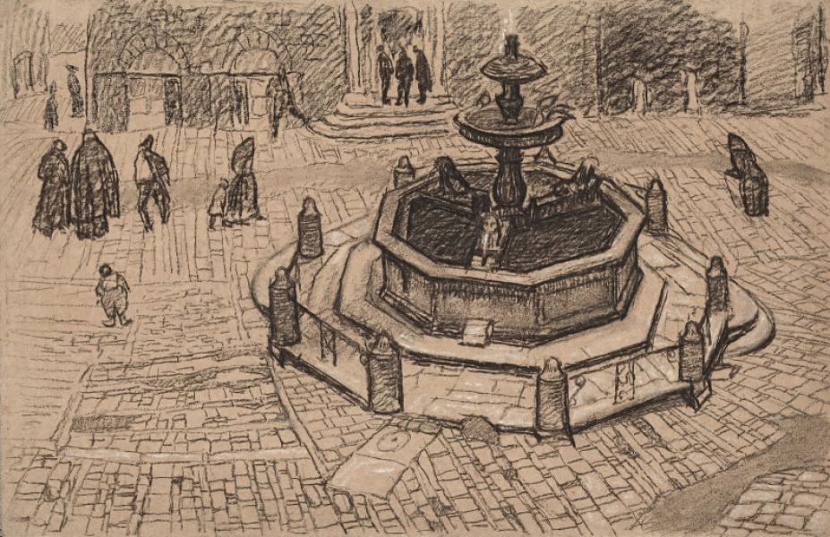 Fontaine aux trois lions