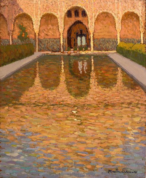 L'Alhambra, la Cour des Myrtes Jacques MARTIN FERRIERES