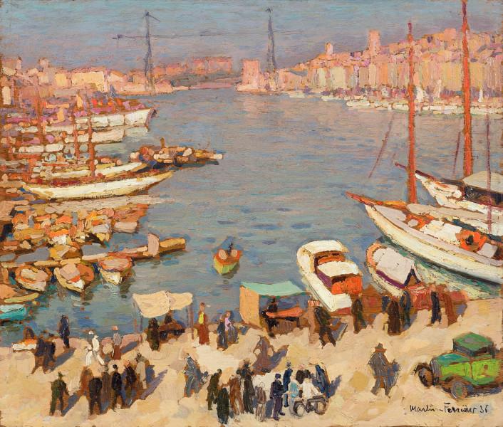 Marseille, le pont transbordeur, 1936 Jacques MARTIN FERRIERES