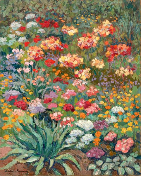 Parterre de fleurs, 1967 Jacques MARTIN FERRIERES