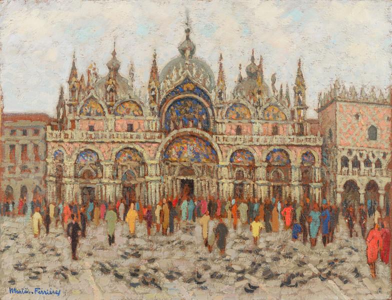 Venise, la façade de Saint-Marc, 1959