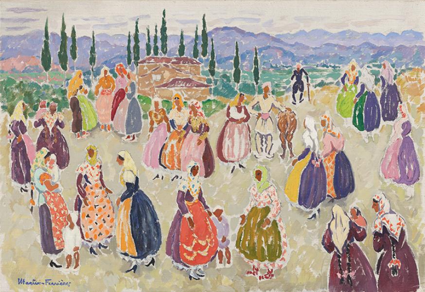 Yougoslavie, femmes en foule III Jacques MARTIN FERRIERES