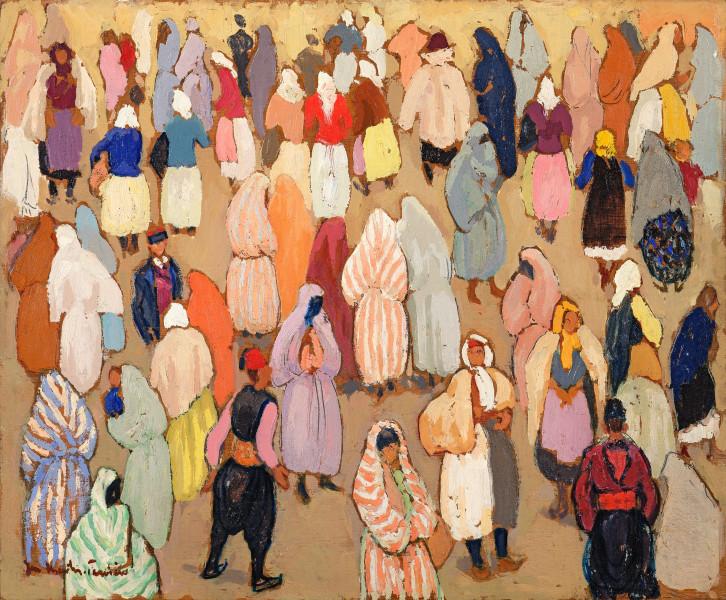 Yougoslavie, foule à Mostar, 1938