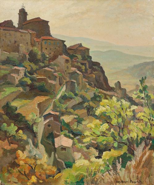 Le village de Gordes Jos Henri PONCHIN