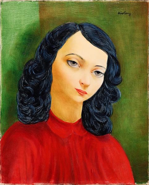 Portrait de jeune femme brune