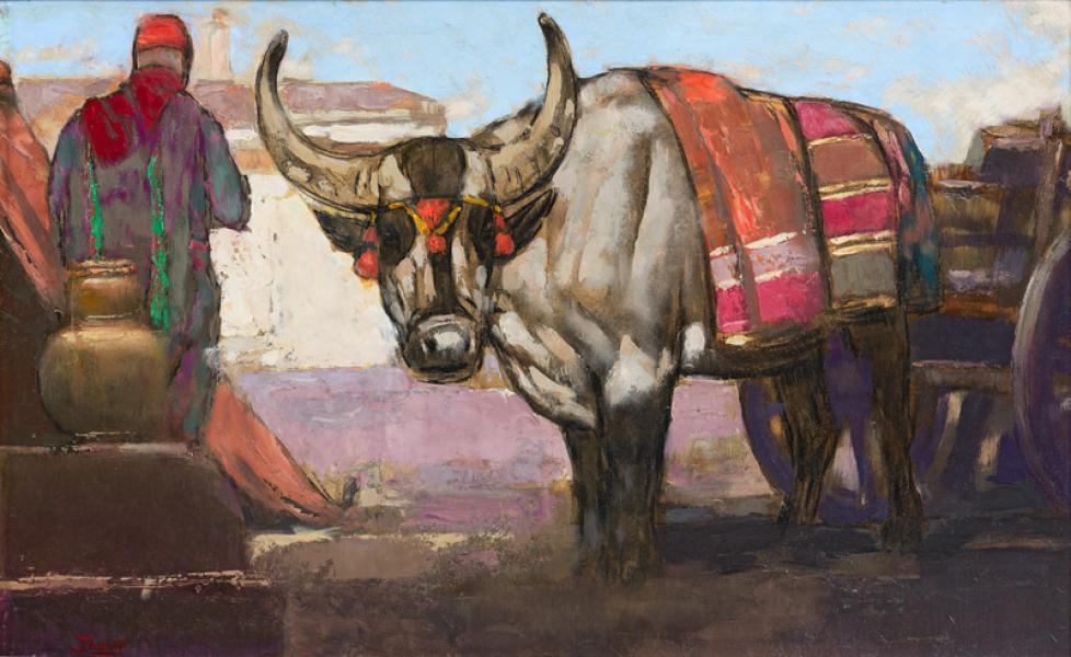 Buffle macédonien, Salonique, 1917