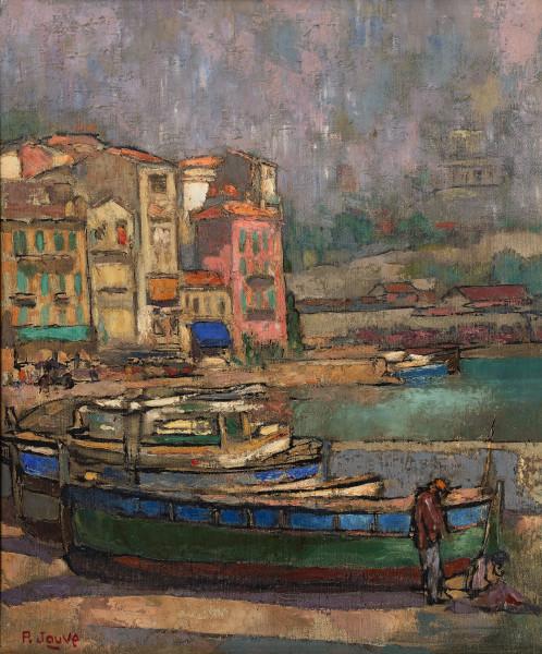 Le port de Villefranche, 1955