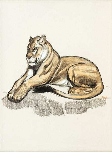 Panthère, c. 1930 Paul JOUVE